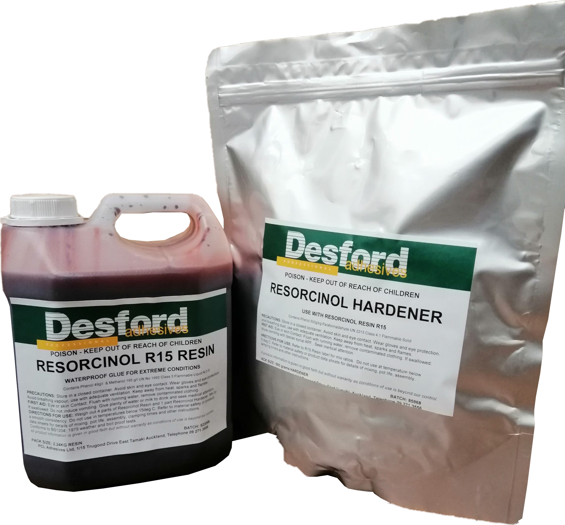 2.8kg Desford Resorcinol R15 Glue Kit Versatile Products