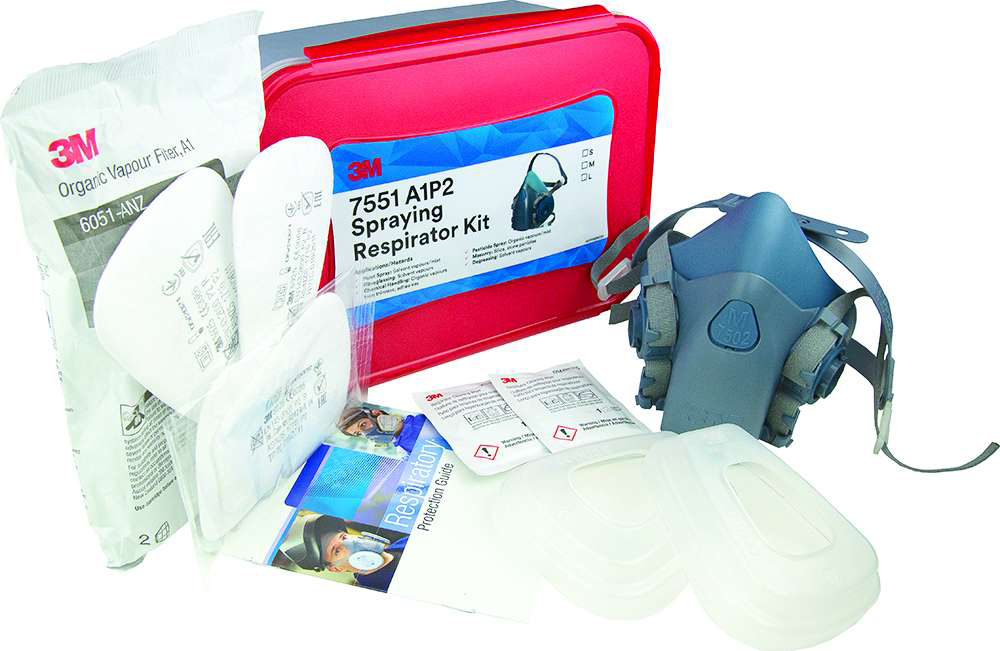 3M 7551 Paint Respirator A1P2 Starter Kit Medium Versatile Products