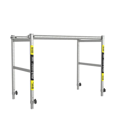 Easy Access Foldaway Scaffold Riser Guardrail Pack