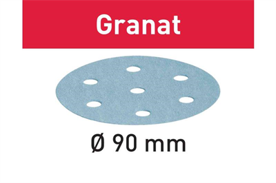 90mm x 100g Granat StickFix Discs Box 100