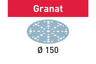 150mm x 40g Granat StickFix Discs Box 10