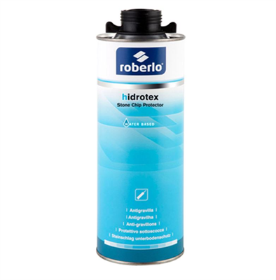 1kg Roberlo BLACK Waterbased Hidrotex Stone Chip Protector