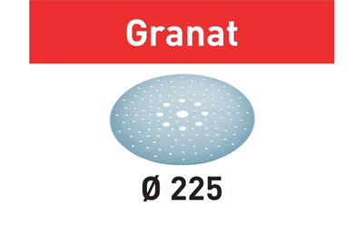 225mm x 40g Granat StickFix Discs Box 25