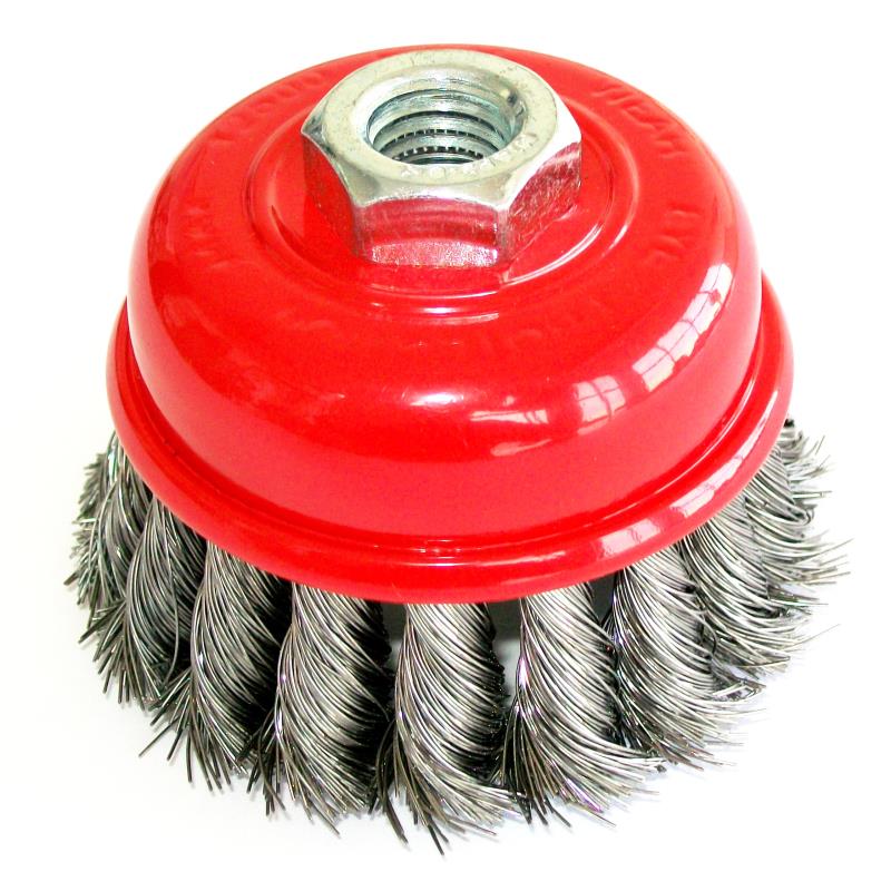 Wire Cup Brush 75mm x M14 Twist Knot Multi Size Versatile Products