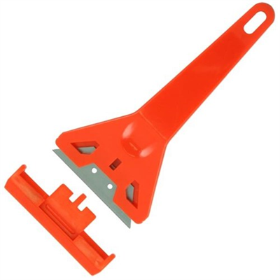 Sterling Red Plastic Scraper-Safety Cap