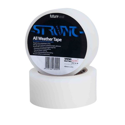 72mm x 25m Exterior All Weather PE Clear Tape
