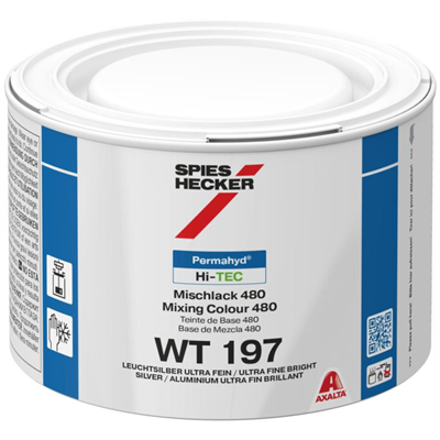 500ml WT197 SH Hi-Tec Ultra Fine Bright Silver