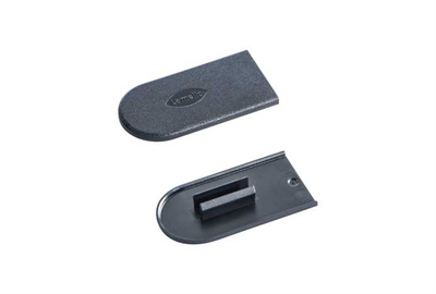 Lamello Cabineo Jet Black Plastic Covers - 100 pcs