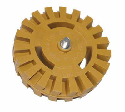 Wellmade Stripe Removal Wheel 100 x 27mm x 6mm adapter