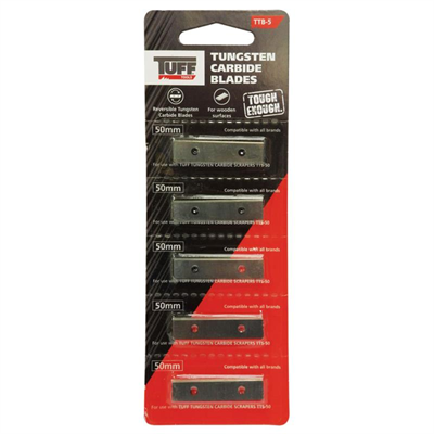TUFF Tungsten Carbide Scraper Blade 50mm each