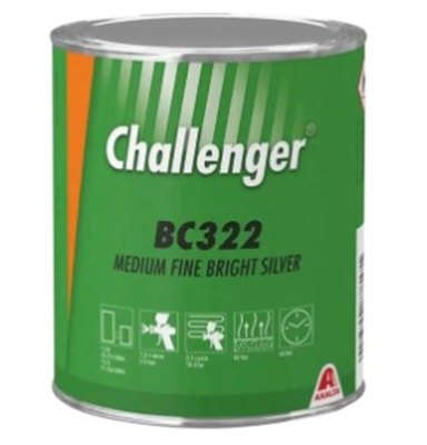 1L BC322 Medium Fine Bright Silver Challenger Base Tinter