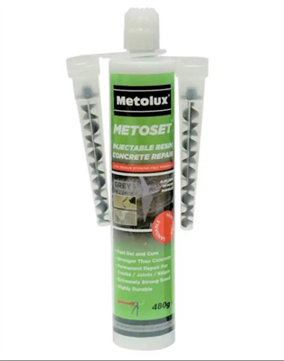 480g Metolux Metoset Polyester Concrete Repair Inject