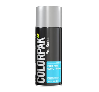 Colorpak Pro Series Aerosol High Heat Silver 600C 400ML