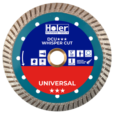 Holer Diamond TS75 Blade Whisper Cut 200mm x 30mm bore