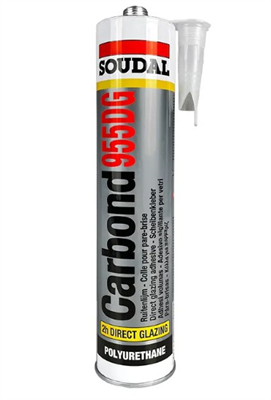 310mls Soudal Carbond 955DG Windscreen Sealant - BLACK