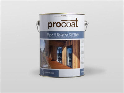 Procoat Deck and Exterior Oil Stain WB Charcoal 1L