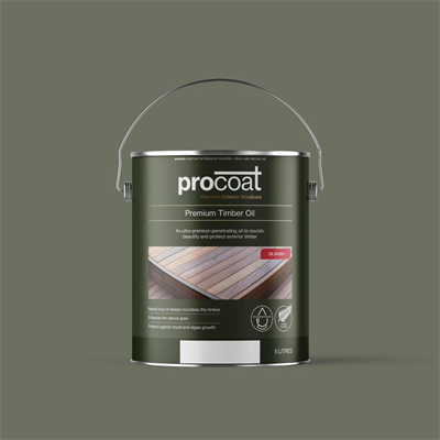 Procoat Premium Exterior Timber Oil Charcoal 1L