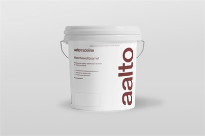 Aalto Tradeline Waterbased Enamel Flat White 10L