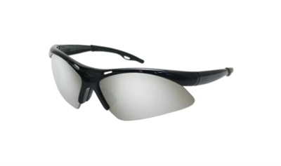 SAS Diamondback Safety Glasses Black Frame Smoke Lens