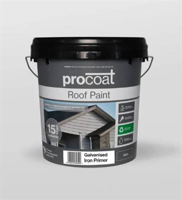Procoat Galvanised Iron Primer Standard Grey Waterbased 20L