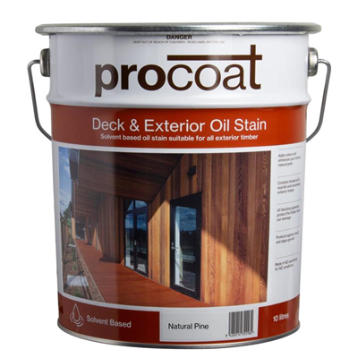 Procoat Deck and Exterior Oil Stain SB Natural Pine 10L