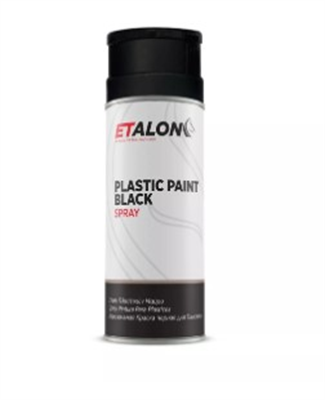 Etalon Black Plastic Paint Aerosol 400ml