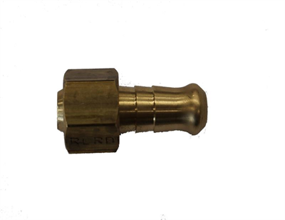 Hose fitting AIR 1/4" x 3/8" Nut and  Tail Complete