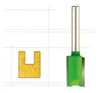 1154 Double Fluted Straight Bit