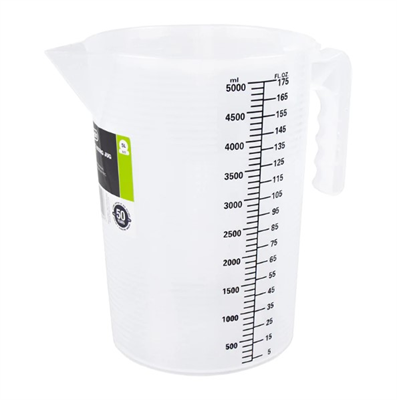 5L Plastic Mixing Jug