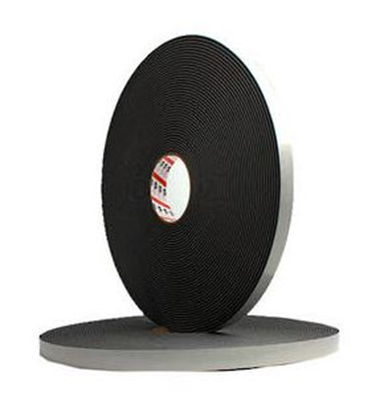 12mm Black PVC Foam Tape S/S Soft 3.2mm x 25mm