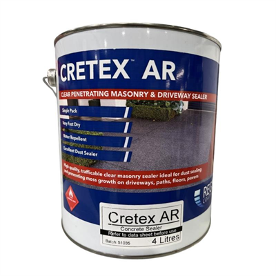 CRETEX AR CLEAR DRIVEWAY/MASONRY SEALER