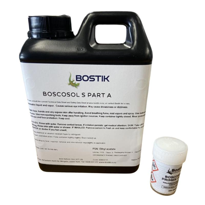 1L Bostik Boscosol S Primer Kit - For Rubber