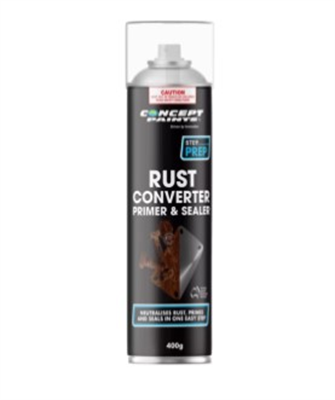 400g Concept Rust Converter Primer & Sealer - Aerosol
