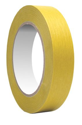 18mm Premium Auto/Ind Yellow Crepe Masking Tape - 50m
