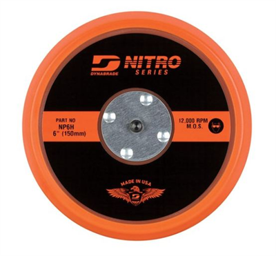 152mm Dynabrade NP6H Pad Velcro Non/Vac