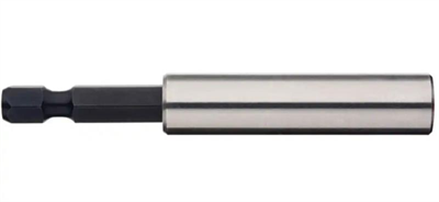 Megnetic Bit Holder with C Ring 1/4in x 75mm - Each