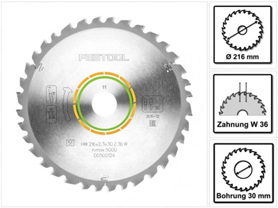 Universal Blade 216x2.30 W36 - KS60