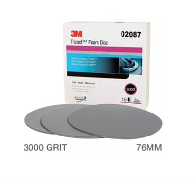 3M 76MM TRIZAC FOAM DISCS