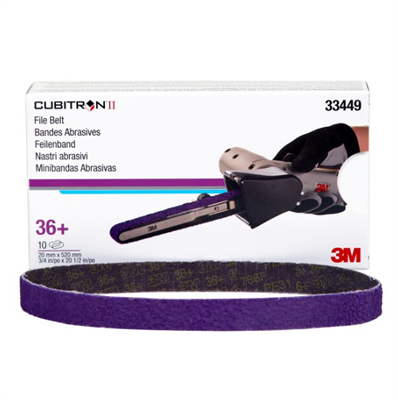 20mm x 520mm x 36g 3M 786F File Belts B10