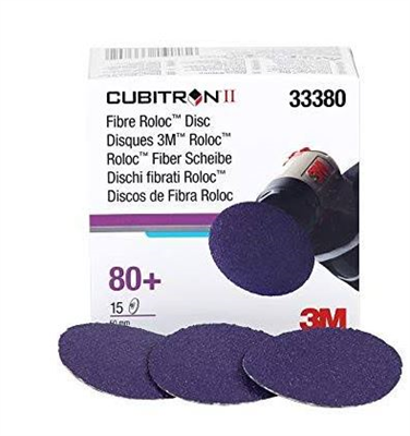 50mm 80g 3M Cubitron II 786C Roloc Fibre Discs B15