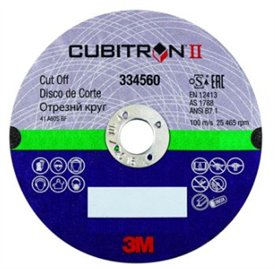 75mm 1.0mm 9.53mm 3M Cubitron II Cut-off Wheel Pk5 *Discont*