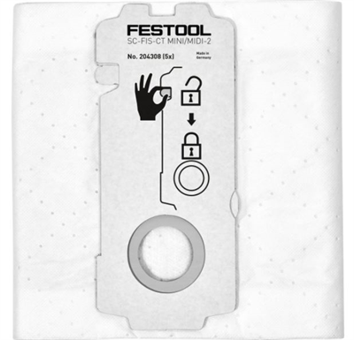 Self Clean Filter Bags Box 5 for CT Midi / CT15 (2019 on)