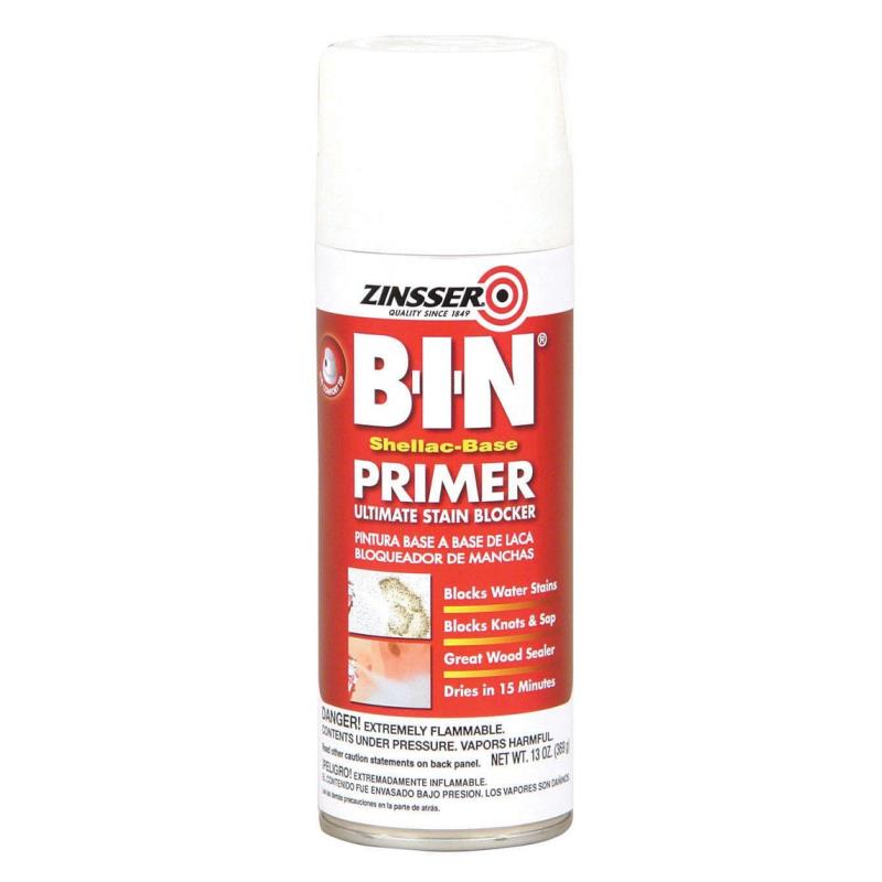Zinsser BIN Primer Sealer Aerosol White Versatile Products