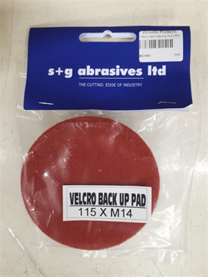 100mm Velcro Backup Pad x M10 X 1.50