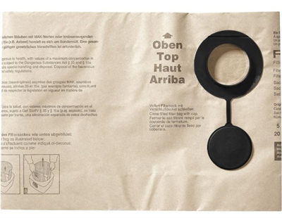 Two Ply Filter Bags Box 5 for SR 200/201/203