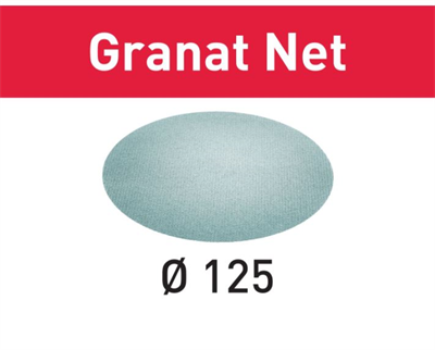 125mm x 80g Granat NET StickFix Sanding Discs Box 50