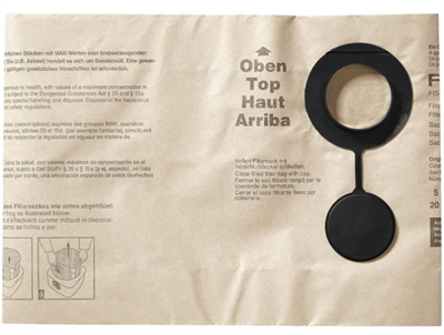 Two Ply Filter Bags Box 5 for SR 301/303/SRM 312