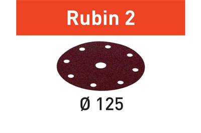 125mm x 40g Rubin 2 StickFix Sanding Discs Box 50