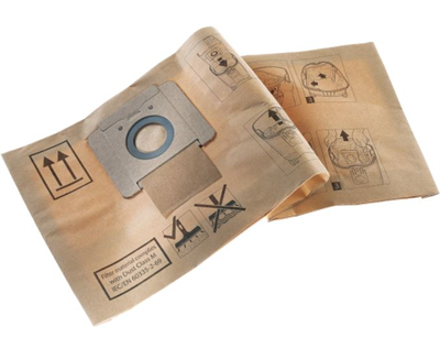 Filter Bags Box 5 for CT 17 / VCP 17 (rounded top vacuum)