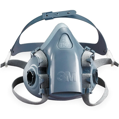 3M 7502 Half Face Piece Respirator - Medium